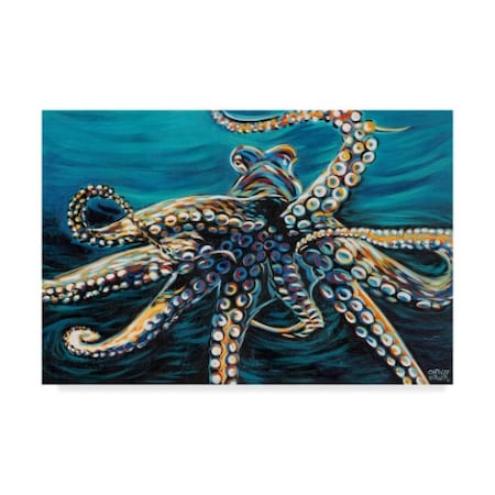 Carolee Vitaletti 'Wild Octopus Ii' Canvas Art,22x32